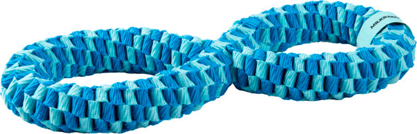 Изображение товара Тренировочный снаряд для животных Mr. Kranch Плетеное кольцо восьмерка / MKR542212 (голубой)
