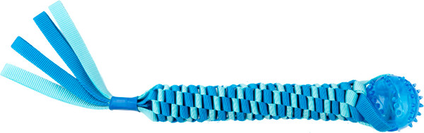 Изображение товара Игрушка для собак Mr. Kranch Плетеный жгут / MKR542229 (голубой)