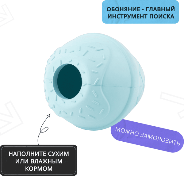 Изображение товара Игрушка для собак Mr. Kranch Мороженое / MKR541932 (голубой)