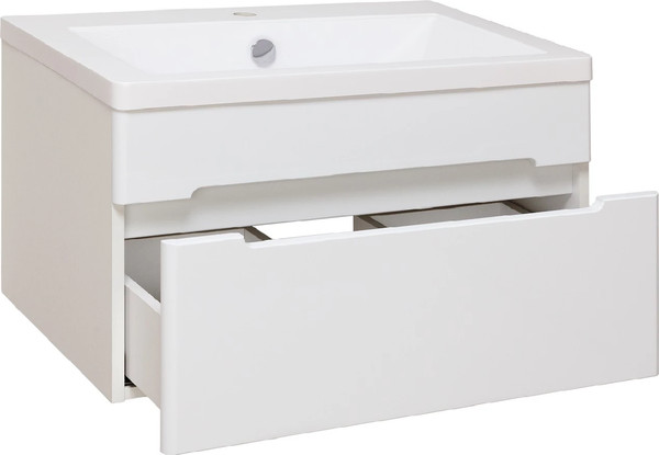 Изображение товара Тумба с умывальником Runo Парма 75 + Omega 75 (подвесная)