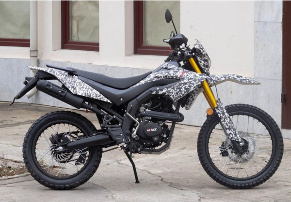 Изображение товара Мотоцикл M1NSK Х 250 (белый камуфляж)