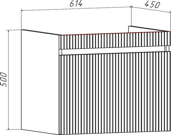 Изображение товара Тумба с умывальником Runo Модена 65 + Оскар 65 (подвесная, белый)