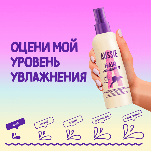 Изображение товара Кондиционер для волос Aussie HairInsur Несмываемый (250мл)