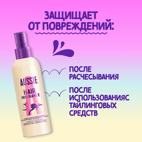 Изображение товара Кондиционер для волос Aussie HairInsur Несмываемый (250мл)