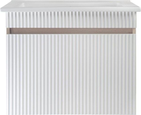 Изображение товара Тумба с умывальником Runo Модена 75 + Оскар 75 (подвесная, крафтовый дуб)