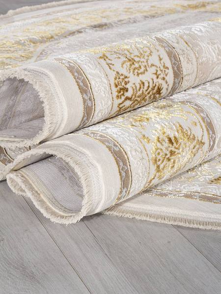 Изображение товара Ковер Arda Zarina A123B-OVAL-CREAM-GOLD FDY (1.6x2.3)