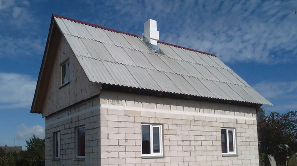 Изображение товара Шифер хризотилцементный КМБ-Восток волнистый СВ-40/150-8 1750x1130x5.2мм