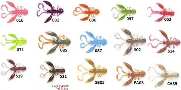 Изображение товара Мягкая приманка Lucky John Pro Series Rock Craw 07.20/S19 / 140117-S19 (6шт)