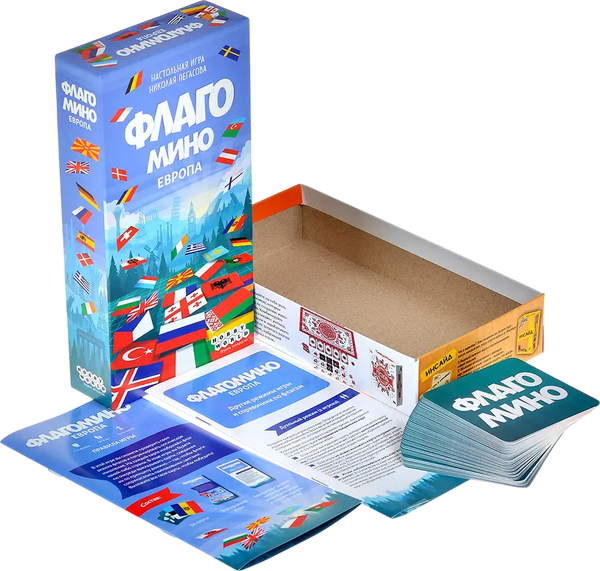 Изображение товара Настольная игра Мир Хобби Флагомино. Европа / 952073