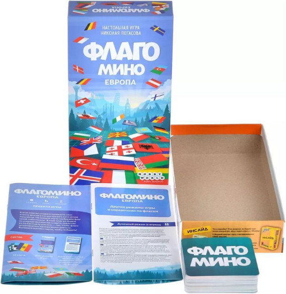 Изображение товара Настольная игра Мир Хобби Флагомино. Европа / 952073
