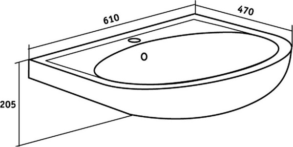 Изображение товара Тумба с умывальником Runo Лада 60 + Уют 60 (напольная, белый)
