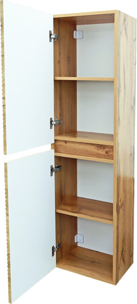 Изображение товара Шкаф-пенал для ванной Doratiz Сицилия 40 / 2712.312 (дуб вотан, подвесной)