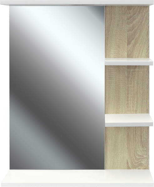Изображение товара Зеркало Doratiz Доминикана 57 / 2711.176 (белый/дуб сонома, с полками)