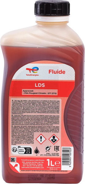 Изображение товара Жидкость гидравлическая TOTAL Fluide LDS S71 2710 / 213758 (1л)