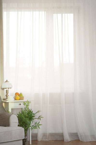 Изображение товара Гардина Soft Lines 306 (600x250, белый лен)