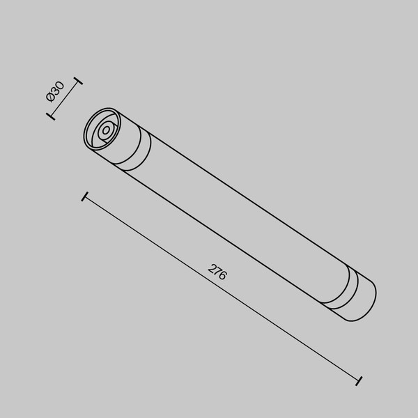 Изображение товара Соединитель для трековой системы Maytoni Shelf CA011-L300-B