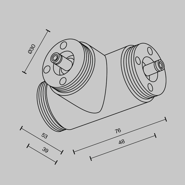 Изображение товара Коннектор для трековой системы Maytoni Shelf CA015TC-B