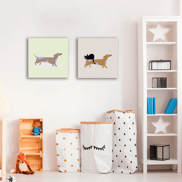 Изображение товара Картина Stamprint Такса 1 / CD008 (35х35см)