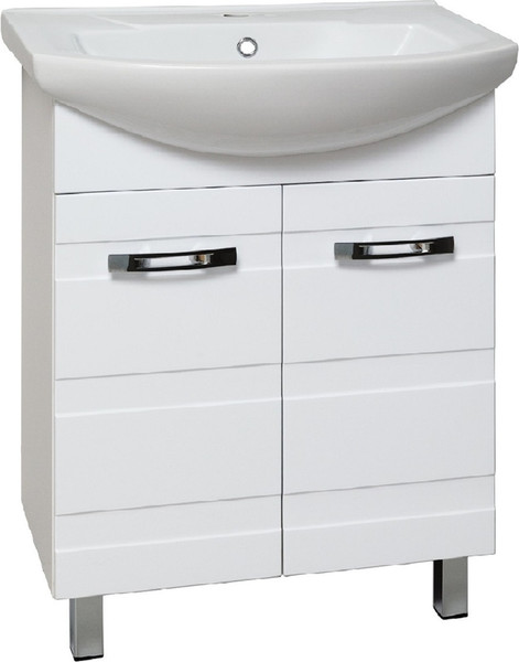 Изображение товара Тумба с умывальником Runo Турин 65 + Элеганс 65 (напольная)