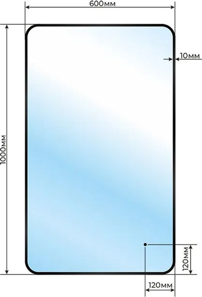 Изображение товара Зеркало Toppus Monaco 60х100 / 2911.023