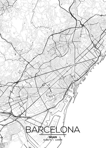Изображение товара Картина на стекле Stamprint Барселона ST042 (70х50см)