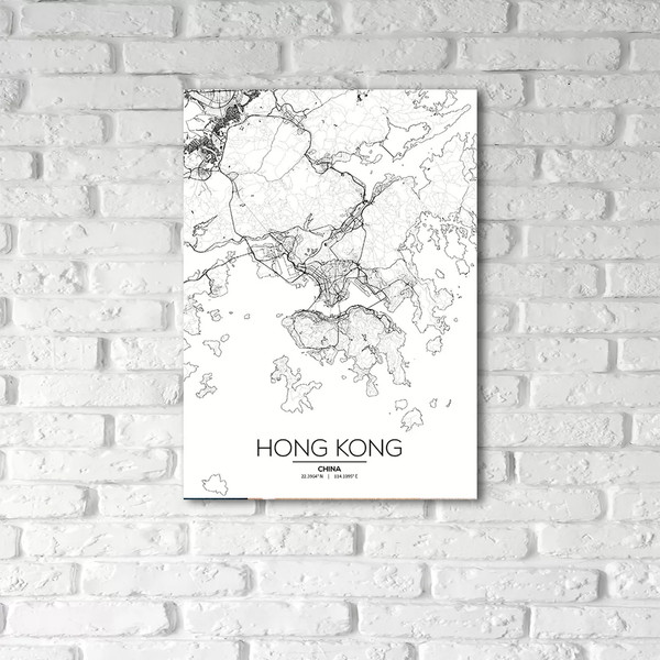 Изображение товара Картина на стекле Stamprint Гонконг ST043 (70х50см)