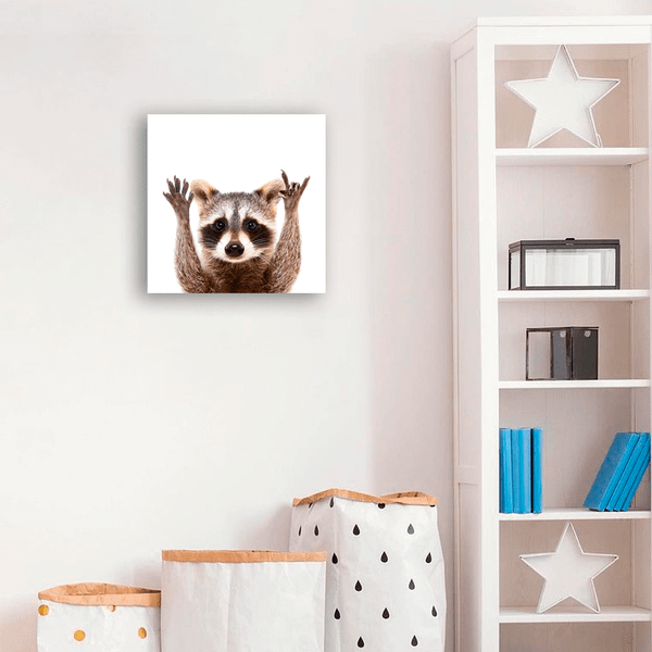 Изображение товара Картина на стекле Stamprint Енот CL001 (50х50см)