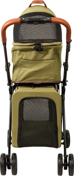 Изображение товара Тележка-переноска Mr. Kranch Двойная / MKR542748 (оливковый)