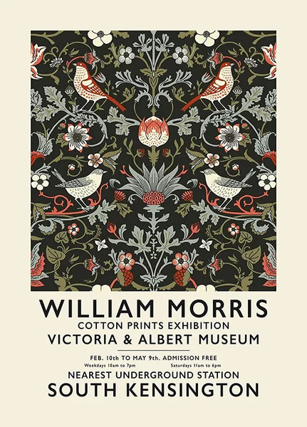 Изображение товара Картина на стекле Stamprint Птицы в цветах PT030 (70х50см)