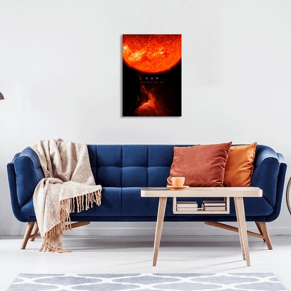 Изображение товара Картина на стекле Stamprint Солнце SC008 (70х50см)