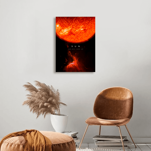 Изображение товара Картина на стекле Stamprint Солнце SC008 (70х50см)