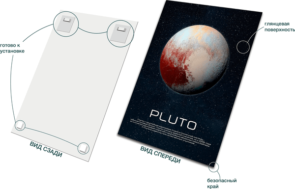 Изображение товара Картина на стекле Stamprint Плутон SC011 (70х50см)