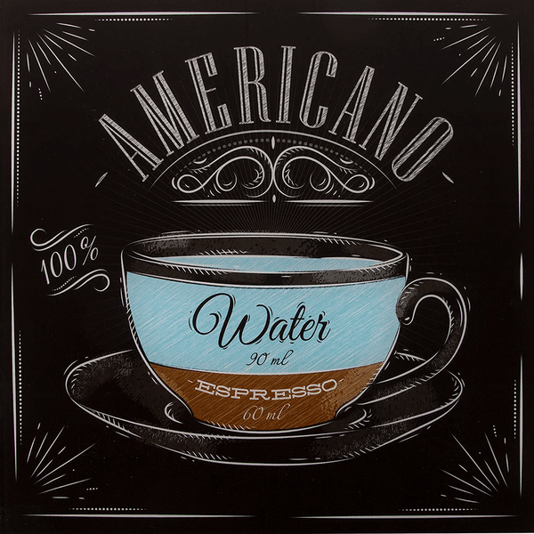 Изображение товара Картина на стекле Stamprint Американо KT079 (50х50см)