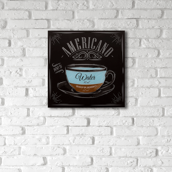 Изображение товара Картина на стекле Stamprint Американо KT079 (50х50см)