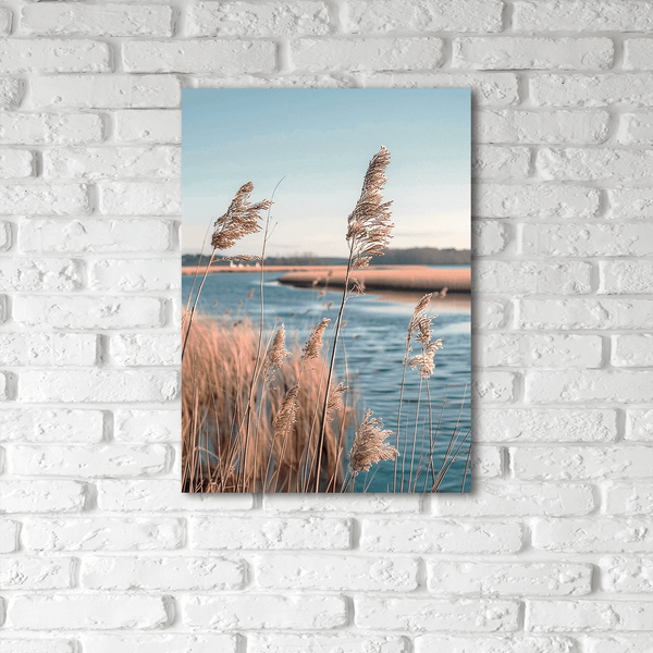 Изображение товара Картина на стекле Stamprint Вода и камыш SP035 (70х50см)