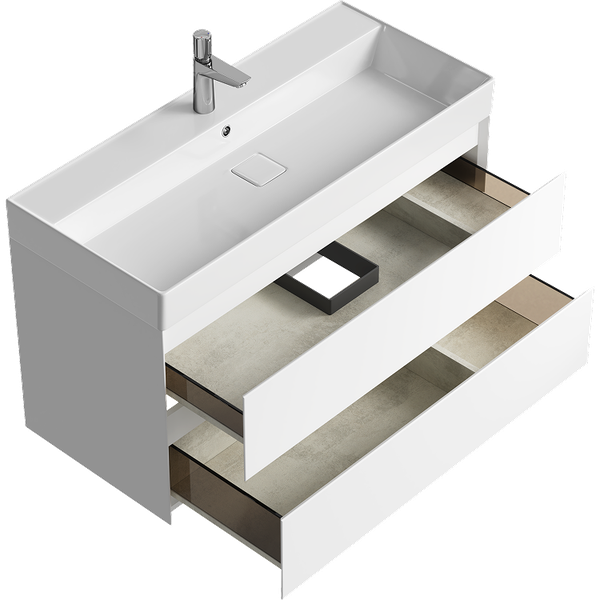 Изображение товара Тумба под умывальник Aqwella Geometria GE01102WM