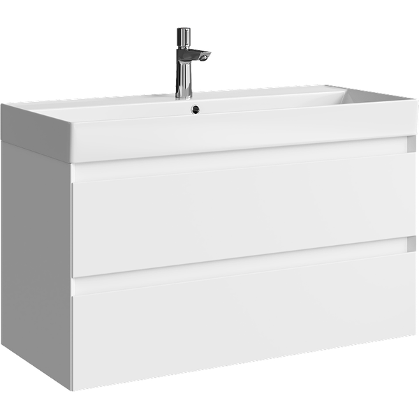 Изображение товара Тумба под умывальник Aqwella Geometria GE01102WM