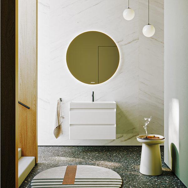 Изображение товара Тумба под умывальник Aqwella Geometria GE01082WM