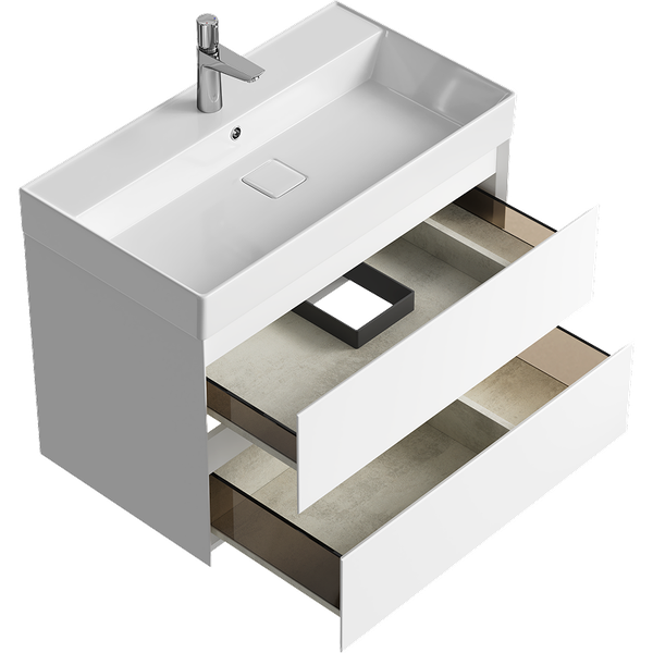 Изображение товара Тумба под умывальник Aqwella Geometria GE01082WM