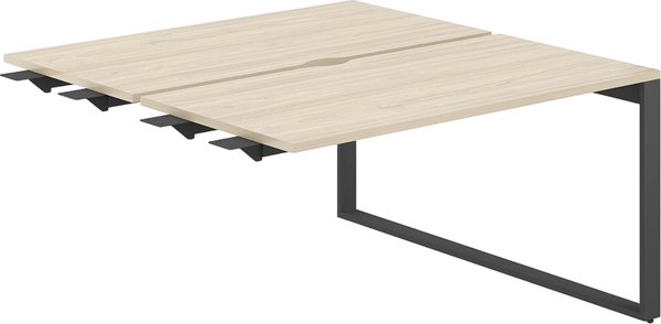 Изображение товара Комплект столов модульных Norden 120х143.8х75 / AG.154.AR.V.72.AN (антрацит/акация равелло)