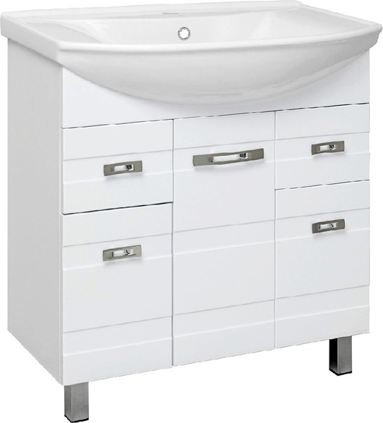 Изображение товара Тумба с умывальником Runo Турин 85 + Стиль 85 (напольная)