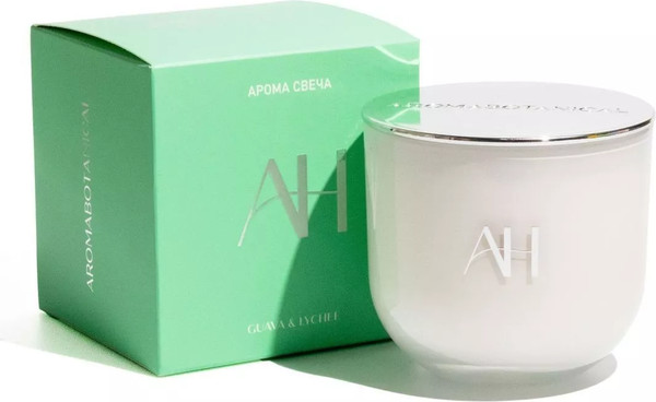 Изображение товара Свеча Arya Aromabotanical Guava Lychee / 8680943255761 (белый)
