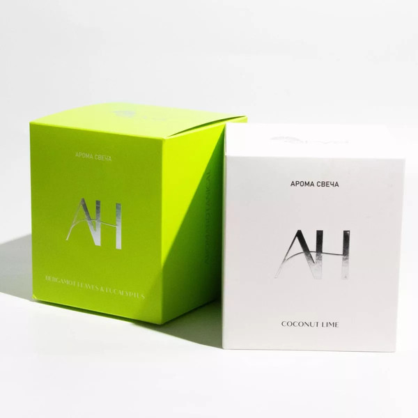 Изображение товара Свеча Arya Aromabotanical Bergamot Leaves&Eucalyptus / 8680943255754 (белый)