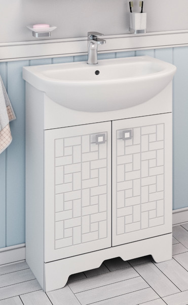 Изображение товара Тумба с умывальником Runo Авила 60 + Уют 60 (напольная)