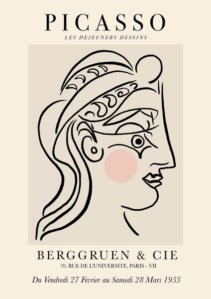 Изображение товара Картина Stamprint Девушка Пикассо / АТ055 (85х60см)