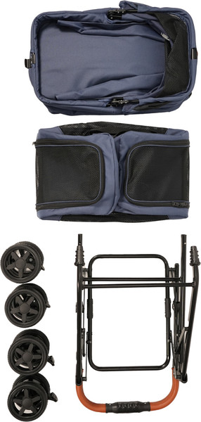 Изображение товара Тележка-переноска Mr. Kranch Двойная / MKR542755 (голубой)