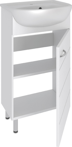 Изображение товара Тумба с умывальником Runo Кипарис 45 + Уют 45 (напольная)