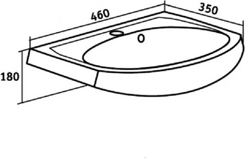 Изображение товара Тумба с умывальником Runo Уют 45 + Уют 45 (напольная)