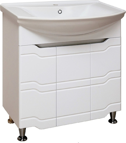 Изображение товара Тумба с умывальником Runo Стиль 75 + Стиль 75 (напольная)