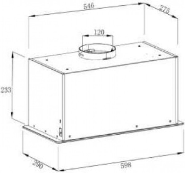 Изображение товара Вытяжка скрытая ZORG NEO 1030 60 S (белый)